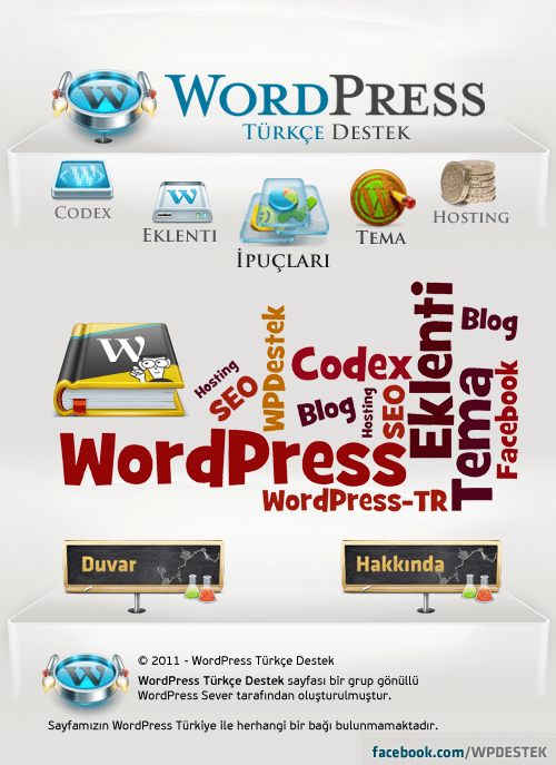 WordPress Destek için Facebook Sayfası