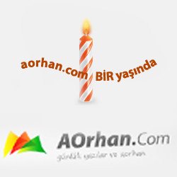 Ve aorhan.com ile kocaman 1 sene