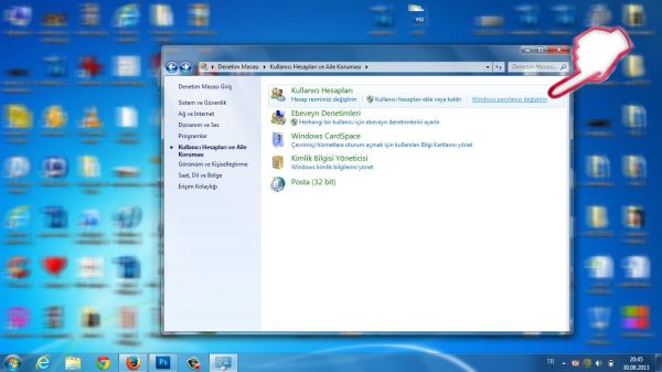 windows parolanız