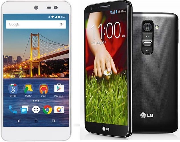 General Mobile Android One ve LG G2 Karşılaştırması