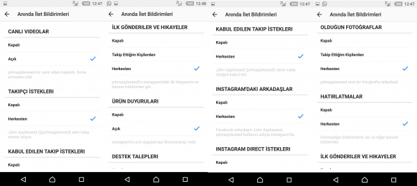 İnstagram'da Anında İlet Bildirimleri Nedir, Nasıl Kullanılır?