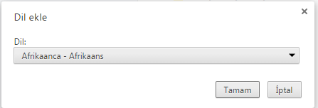 Google Chrome'a Yeni Dil Nasıl Eklenir?