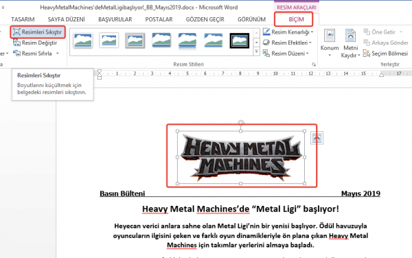 Word Dosyasının Boyutunu Programsız Küçültme Word Dosyasının Boyutunu Programsız Küçültme