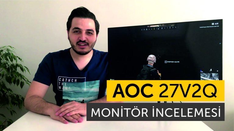 İncecik Bir Ekran İncelemesi: AOC 27V2Q Full HD Monitör