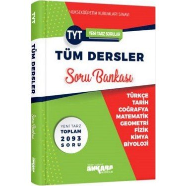 Ankara Yayıncılık Tüm Dersler Soru Bankası