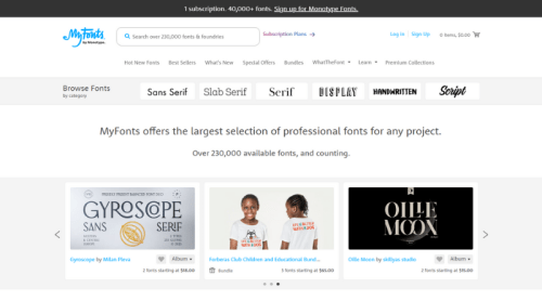 Font Bulma Sitesi - Myfonts