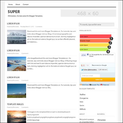 blogger tema