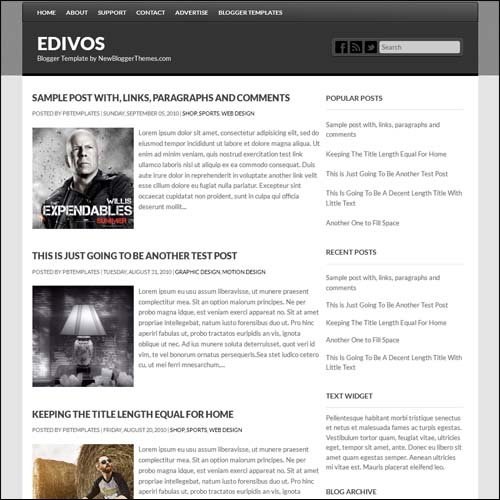blogger tema
